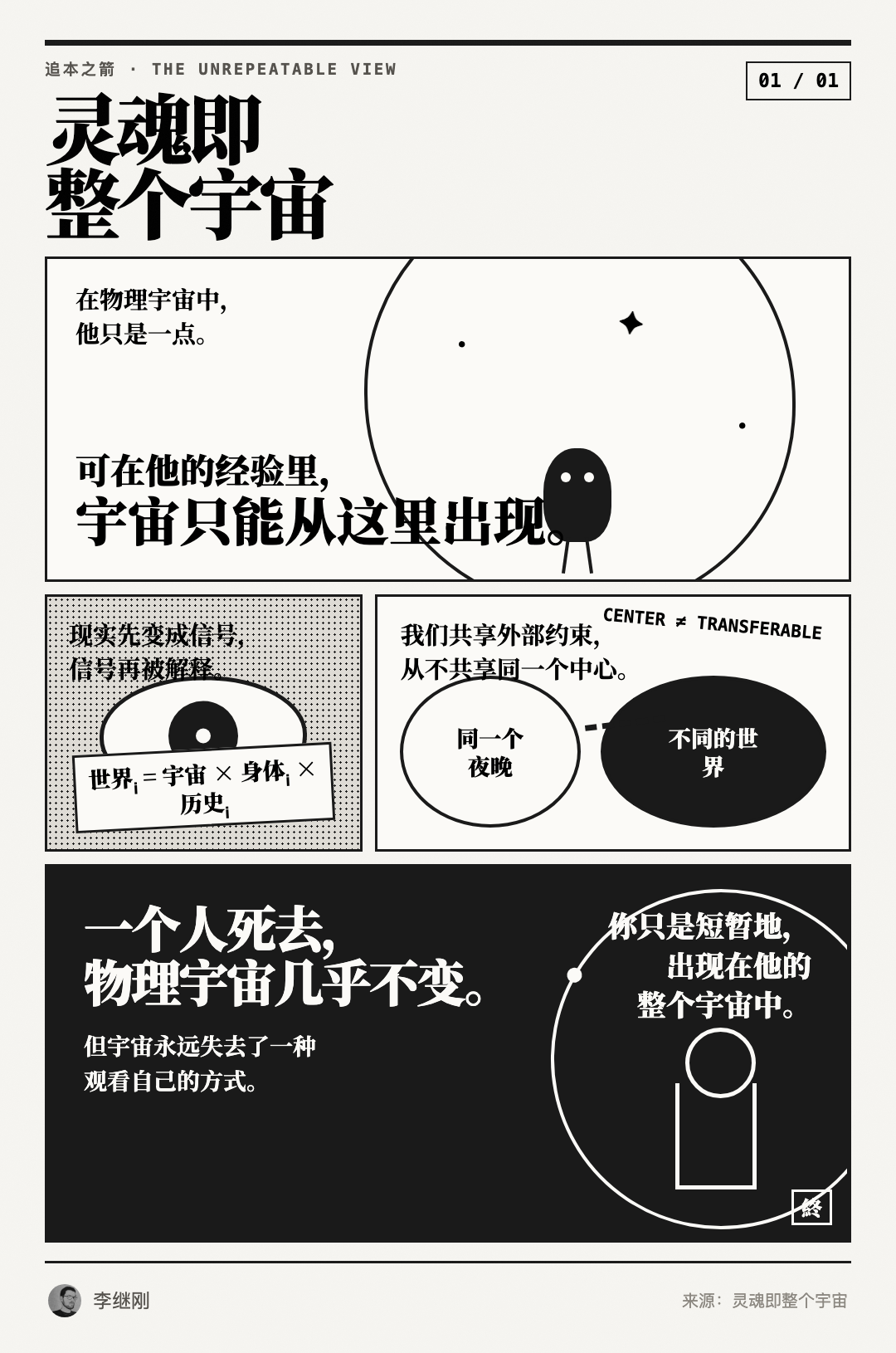 灵魂即整个宇宙 漫画卡