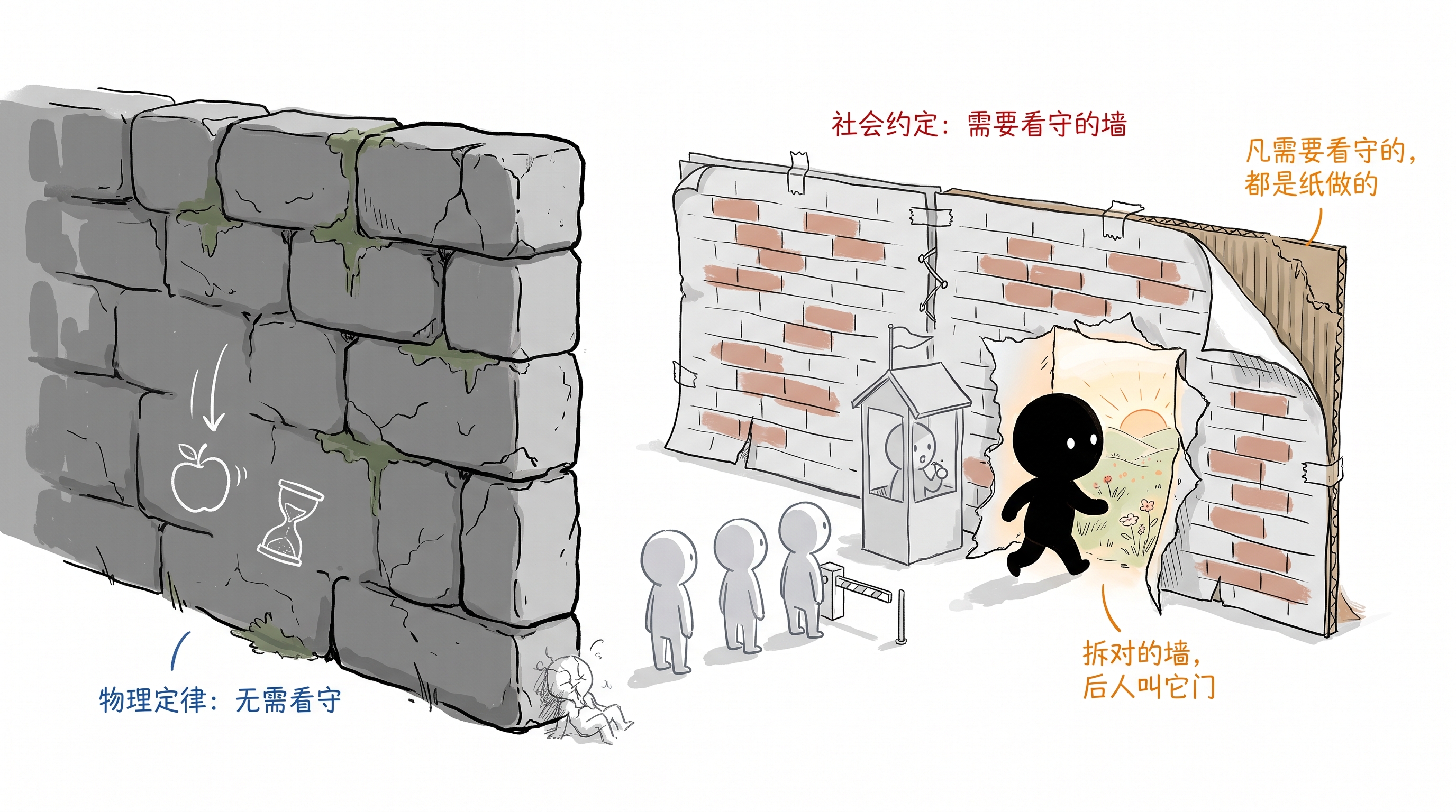 墙的材质:定律,还是约定 正文配图