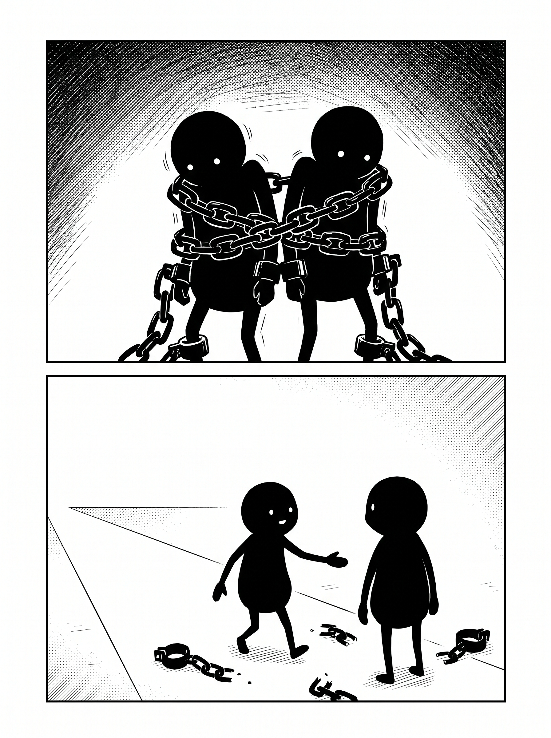 朋友 漫画卡