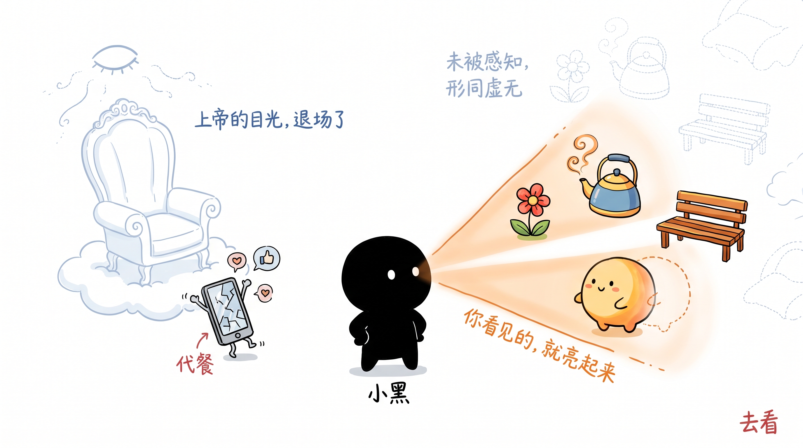 存在即被感知:上帝退场后,谁看着你 正文配图