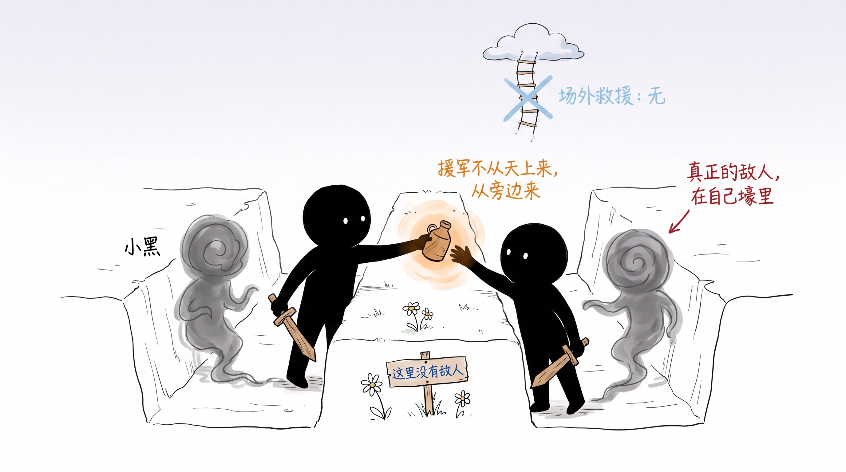 战场在内,援军在彼此 正文配图