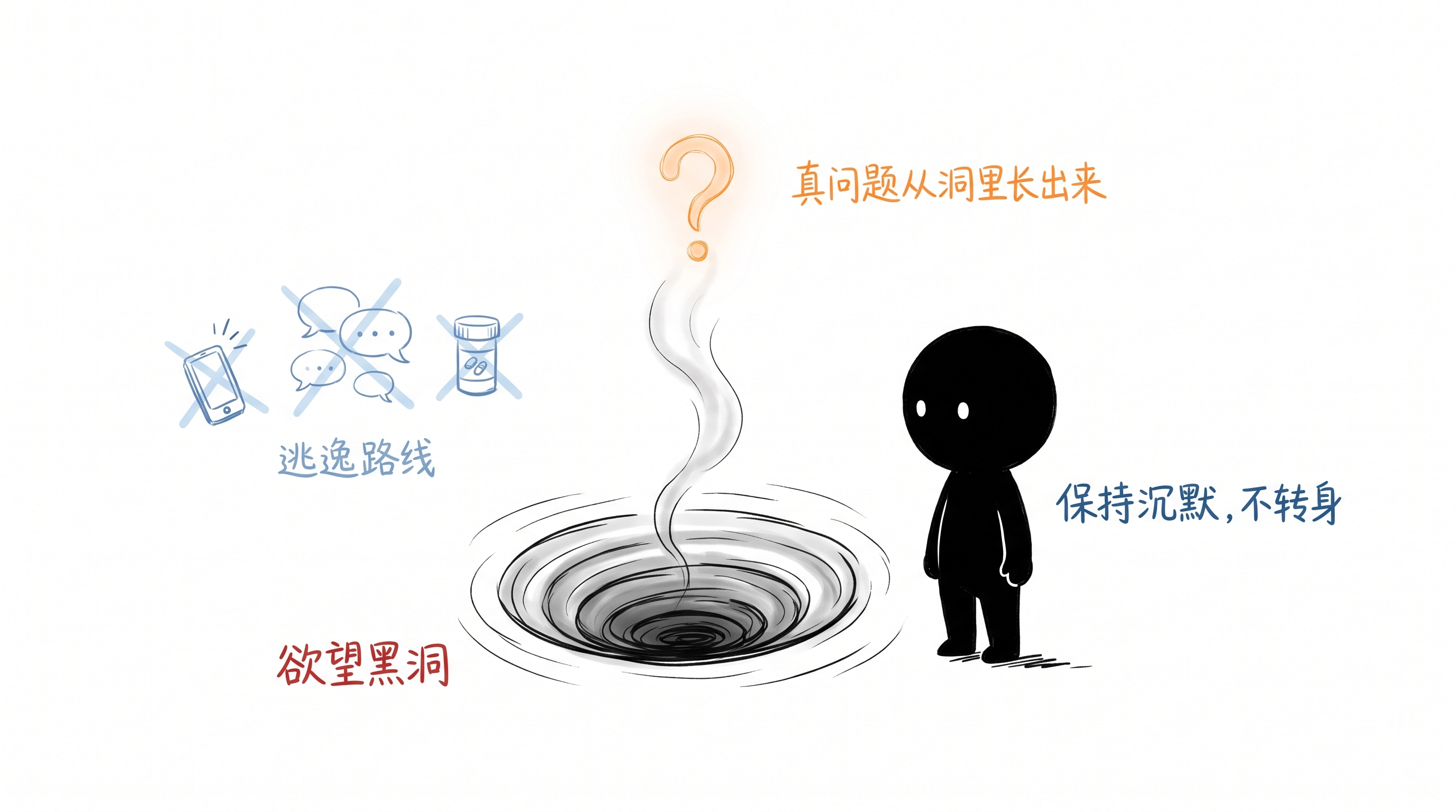 提问的地基，是守着欲望黑洞不转身 正文配图