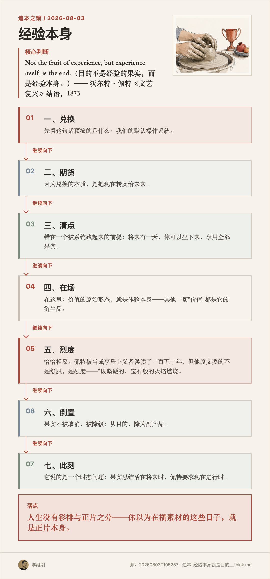 双手在旋转陶土上工作而不理会旁边的奖杯