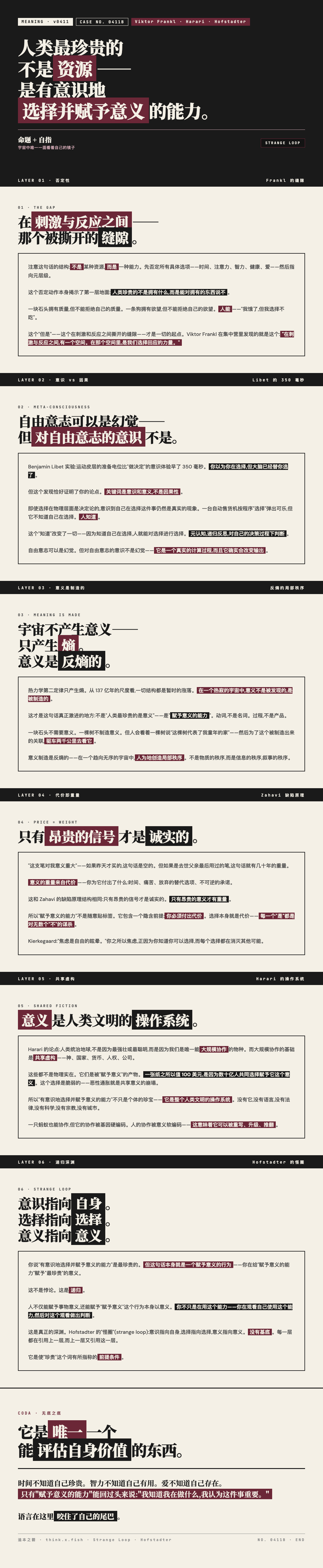 有意识地选择并赋予意义 漫画卡